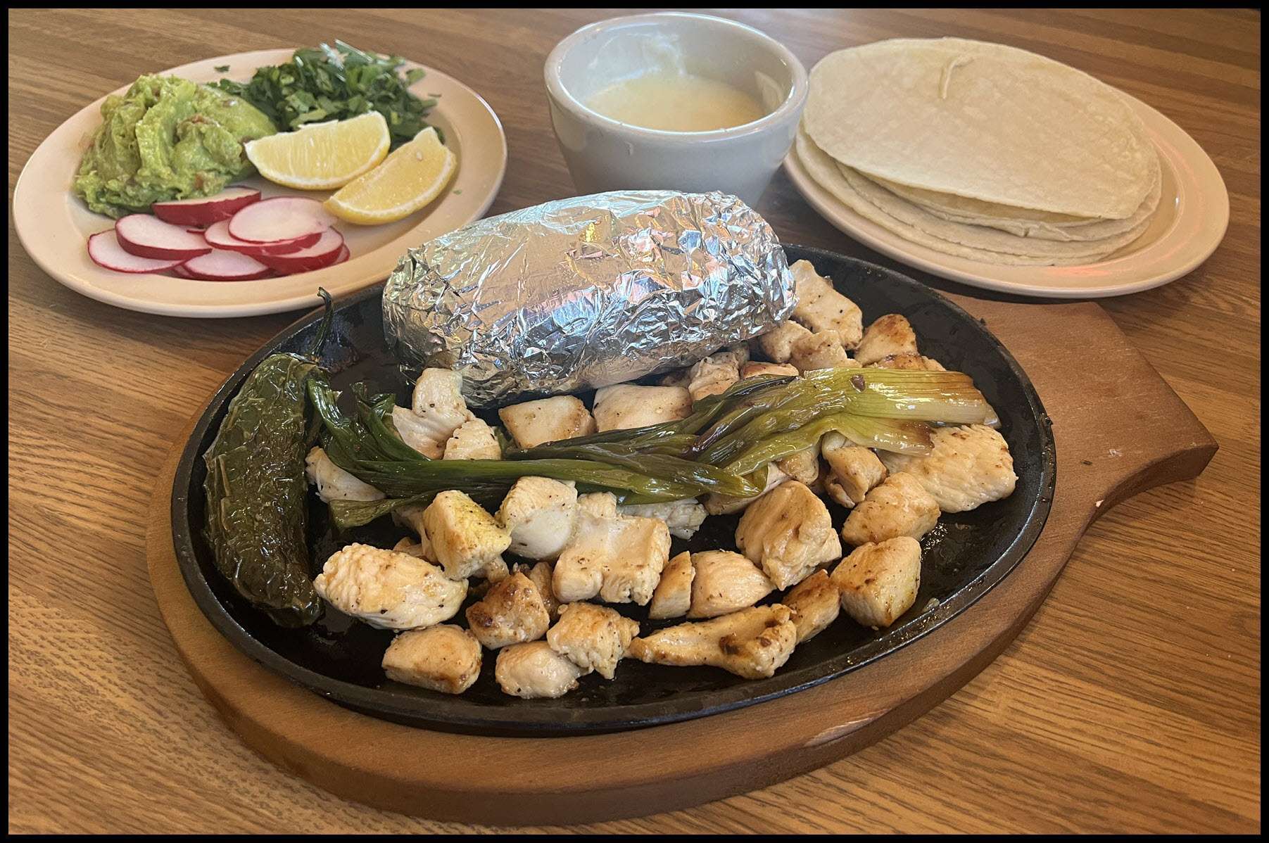 Tejas cafe Parrillada Chicken